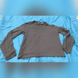 Cute gray long sleeve top
